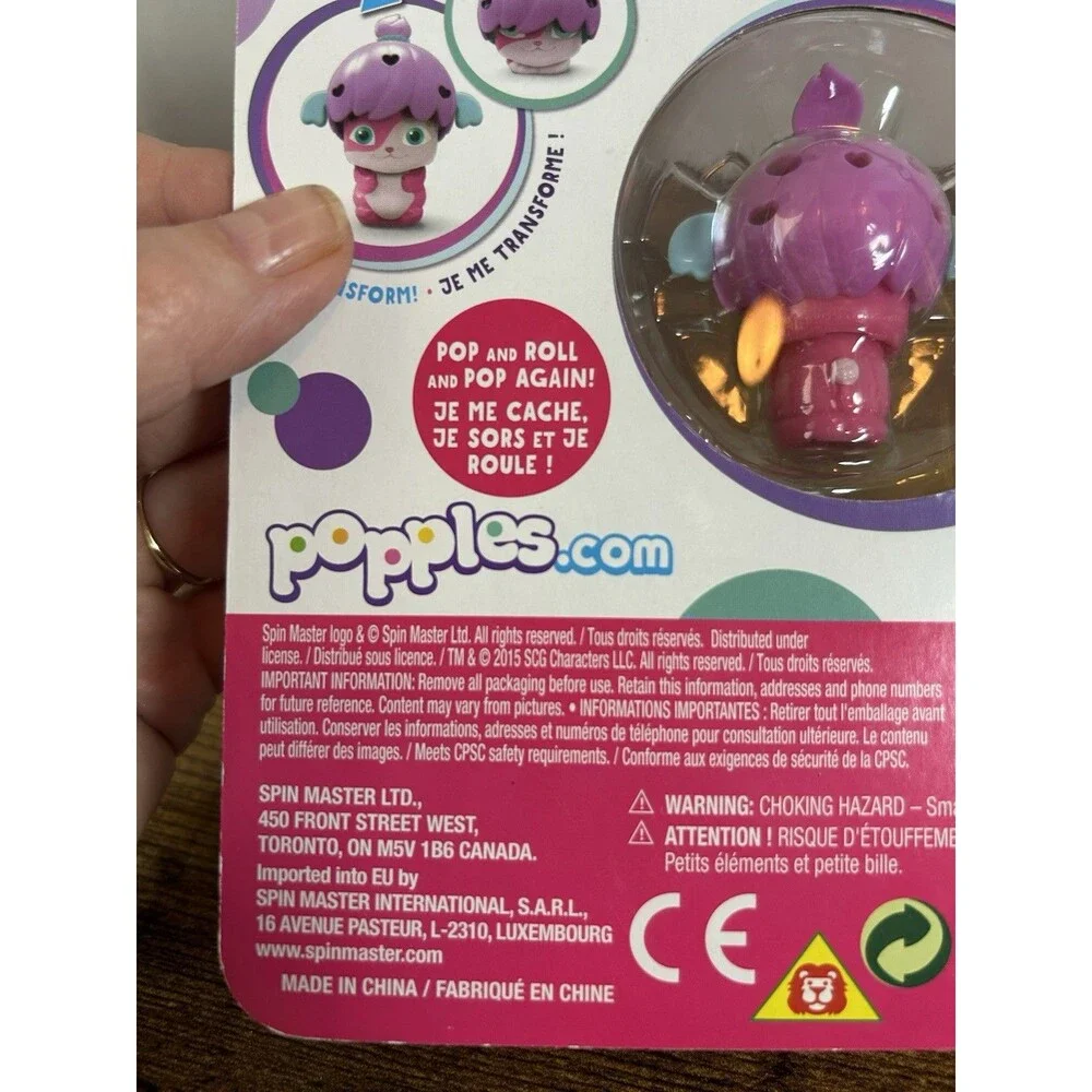 Netflix Popples Sunny Transforming Pop Up Figure Spin Master NIP Toy Collectible